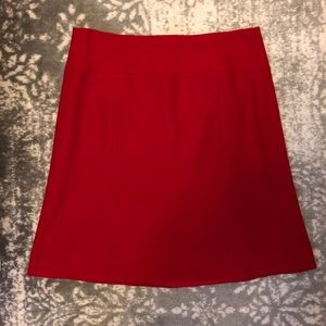 J CREW red skirt